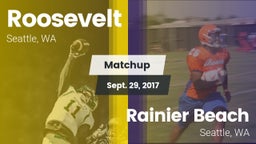 Matchup: Roosevelt High vs. Rainier Beach  2017