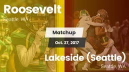 Matchup: Roosevelt High vs. Lakeside  (Seattle) 2017