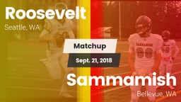 Matchup: Roosevelt High vs. Sammamish  2018