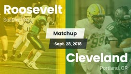 Matchup: Roosevelt High vs. Cleveland  2018