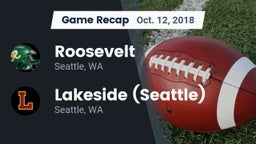 Recap: Roosevelt  vs. Lakeside  (Seattle) 2018
