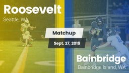 Matchup: Roosevelt High vs. Bainbridge  2019