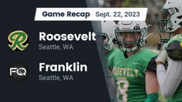 Recap: Roosevelt  vs. Franklin  2023