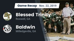 Recap: Blessed Trinity  vs. Baldwin  2019