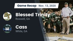 Recap: Blessed Trinity  vs. Cass  2020