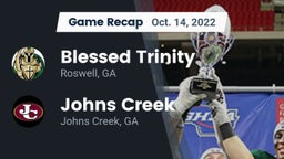 Recap: Blessed Trinity  vs. Johns Creek  2022