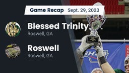 Recap: Blessed Trinity  vs. Roswell  2023