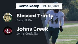 Recap: Blessed Trinity  vs. Johns Creek  2023