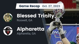 Recap: Blessed Trinity  vs. Alpharetta  2023