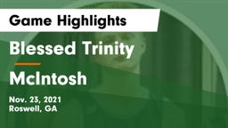 Blessed Trinity  vs McIntosh  Game Highlights - Nov. 23, 2021