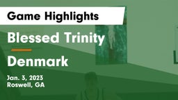 Blessed Trinity  vs Denmark  Game Highlights - Jan. 3, 2023