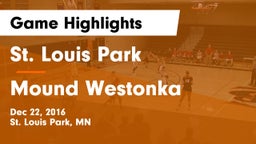 St. Louis Park  vs Mound Westonka  Game Highlights - Dec 22, 2016