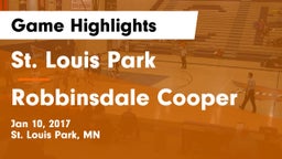 St. Louis Park  vs Robbinsdale Cooper  Game Highlights - Jan 10, 2017