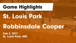 St. Louis Park  vs Robbinsdale Cooper  Game Highlights - Feb 3, 2017