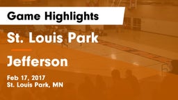 St. Louis Park  vs Jefferson  Game Highlights - Feb 17, 2017