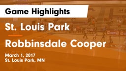 St. Louis Park  vs Robbinsdale Cooper  Game Highlights - March 1, 2017