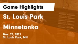 St. Louis Park  vs Minnetonka  Game Highlights - Nov. 27, 2021