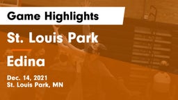 St. Louis Park  vs Edina  Game Highlights - Dec. 14, 2021