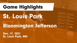 St. Louis Park  vs Bloomington Jefferson  Game Highlights - Dec. 17, 2021
