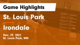 St. Louis Park  vs Irondale  Game Highlights - Dec. 29, 2021