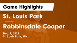 St. Louis Park  vs Robbinsdale Cooper  Game Highlights - Dec. 9, 2022