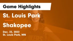 St. Louis Park  vs Shakopee  Game Highlights - Dec. 23, 2022