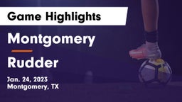 Montgomery  vs Rudder  Game Highlights - Jan. 24, 2023