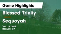 Blessed Trinity  vs Sequoyah  Game Highlights - Jan. 28, 2022