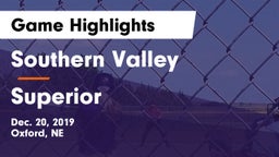 Southern Valley  vs Superior  Game Highlights - Dec. 20, 2019