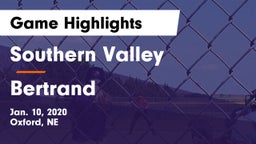 Southern Valley  vs Bertrand  Game Highlights - Jan. 10, 2020