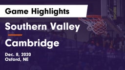 Southern Valley  vs Cambridge  Game Highlights - Dec. 8, 2020