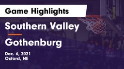 Southern Valley  vs Gothenburg  Game Highlights - Dec. 6, 2021