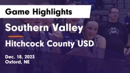 Southern Valley  vs Hitchcock County USD  Game Highlights - Dec. 18, 2023