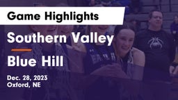Southern Valley  vs Blue Hill  Game Highlights - Dec. 28, 2023