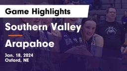 Southern Valley  vs Arapahoe  Game Highlights - Jan. 18, 2024