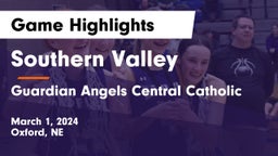Southern Valley  vs Guardian Angels Central Catholic Game Highlights - March 1, 2024