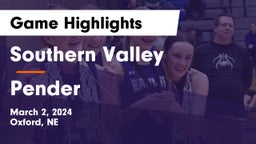 Southern Valley  vs Pender  Game Highlights - March 2, 2024