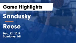 Sandusky  vs Reese  Game Highlights - Dec. 12, 2017
