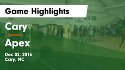 Cary  vs Apex  Game Highlights - Dec 02, 2016