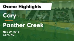 Cary  vs Panther Creek  Game Highlights - Nov 29, 2016