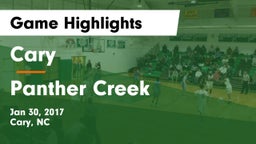 Cary  vs Panther Creek  Game Highlights - Jan 30, 2017