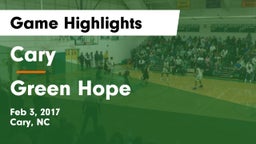 Cary  vs Green Hope  Game Highlights - Feb 3, 2017