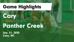 Cary  vs Panther Creek  Game Highlights - Jan. 31, 2020