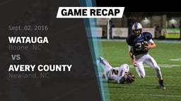 Recap: Watauga  vs. Avery County  2016