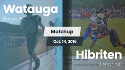 Matchup: Watauga  vs. Hibriten  2016