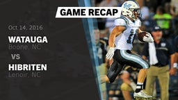 Recap: Watauga  vs. Hibriten  2016