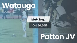 Matchup: Watauga  vs. Patton JV 2016