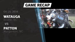 Recap: Watauga  vs. Patton  2016