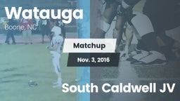 Matchup: Watauga  vs. South Caldwell JV 2016