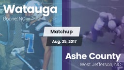 Matchup: Watauga  vs. Ashe County  2017